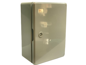باکس تابلو برق پلاستیکی درب همرنگ مات ‎25*35*15 طوسی