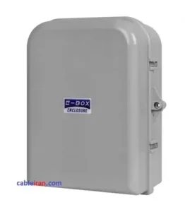 باکس تابلو برق پلاستیکی درب همرنگ مات کم باکس CAM BOX EBOX ای باکس سایز ‎25*35*15 طوسی