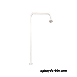 براکت فلزی سقفی دیواری L شکل 90 در 60 – لوله ای ( پایه ال شکل )