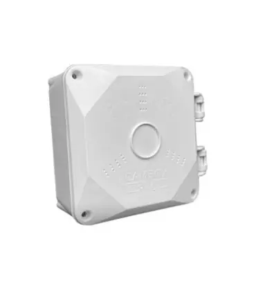 باکس جعبه تقسیم پلاستیکی روکار کم باکس CAM BOX CA-12W PRO سایز 12*12 پرو لولادار سفید