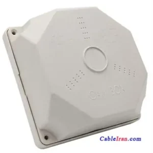 باکس جعبه تقسیم پلاستیکی روکار کم باکس CAM BOX CA-13W سایز 13*13 سفید