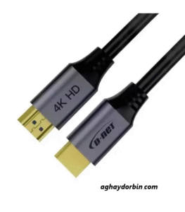 کابل HDMI دی نت 4K D-NET طول 5مترسرفلزی