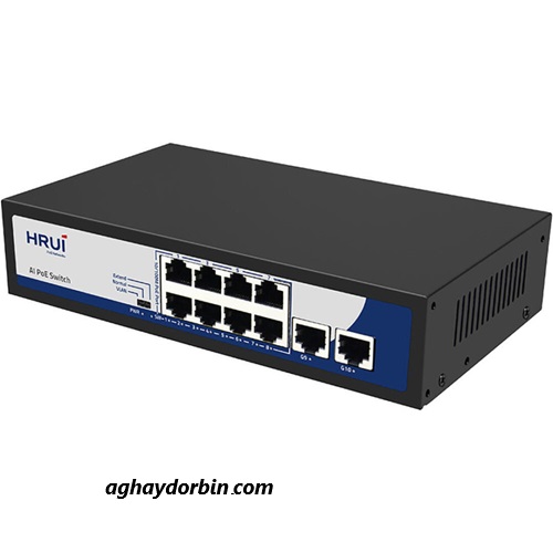 سوئیچ PoE اچ ار یو ای HR900-AF-82GN