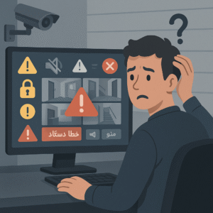 عدم آموزش به کاربران در دوربین های مداربسته