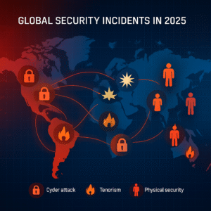 حوادث امنیتی در سراسر جهان در سال 2025