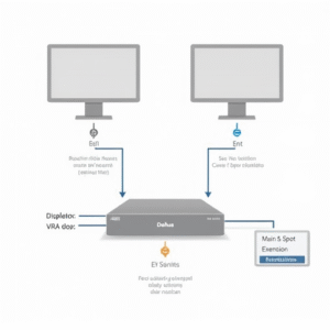 آموزش تنظیمات مانیتور دوم در دستگاه داهوا