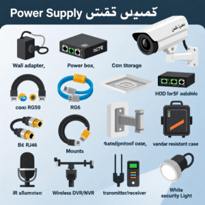 لوازم جانبی دوربین مداربسته