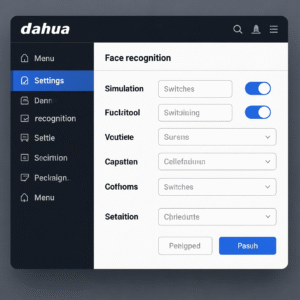 تنظیمات تشخیص چهره داهوا