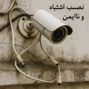 اعتماد به نصابهای غیرحرفهای در دوربین های مداربسته