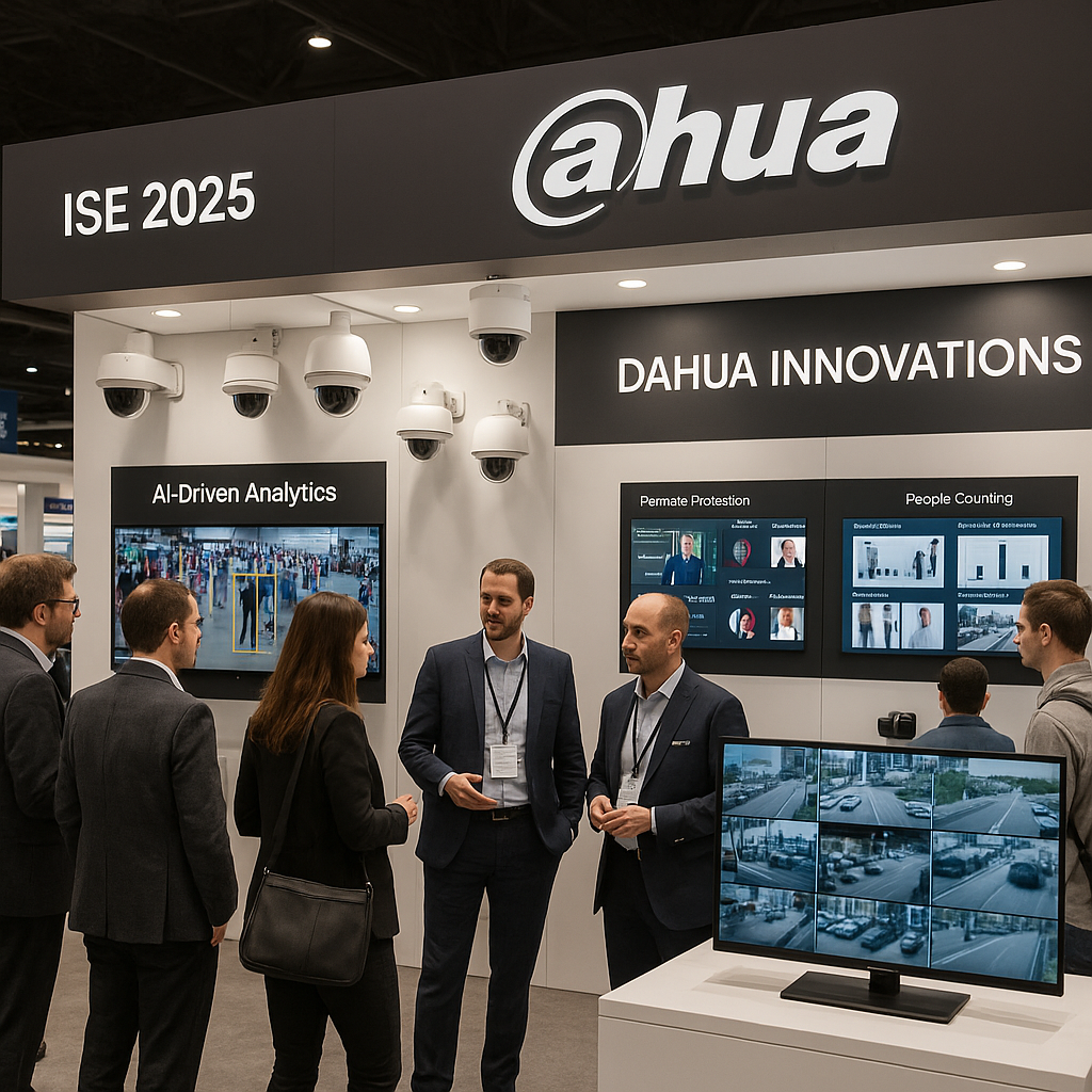 داهوا اسپانسر نمایشگاه ISE 2025 بارسلونا بود