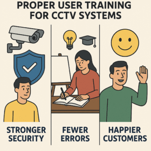 عدم آموزش به کاربران در دوربین های مداربسته